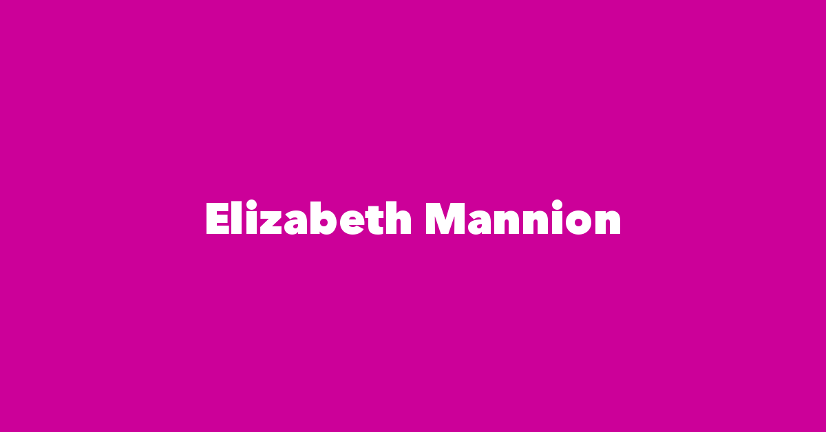 Elizabeth Mannion