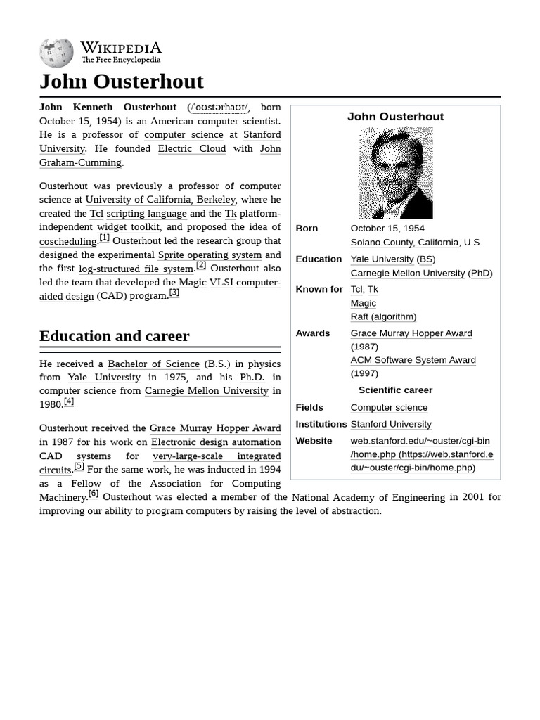 John Ousterhout