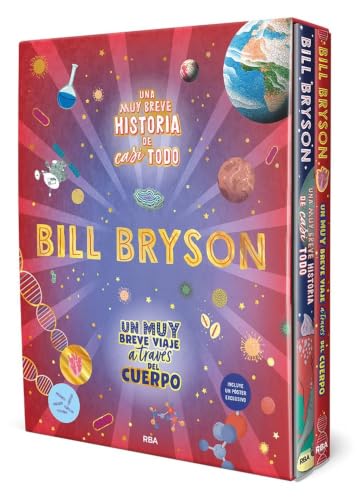 Estuche Bill Bryson infantil - Una muy breve historia de casi todo y Un muy breve viaje a través del cuerpo